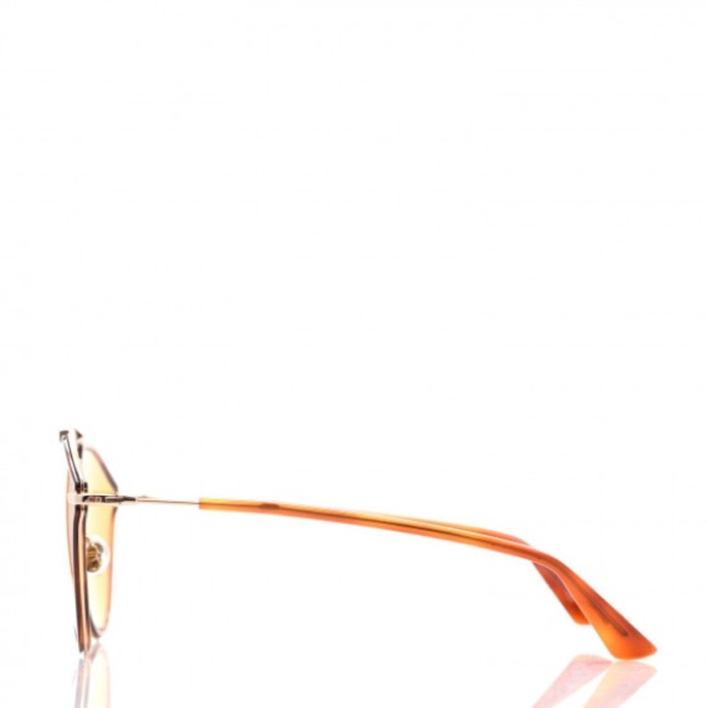 New - DIOR BUTTERFLY SUNGLASSES SOREALRISE 06J70 GOLD/HAVANA 58MM - Picture 10 of 11